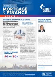 Better Choice Mortgage Services - Quarterly Newsletter Summer 2015-16 - CL