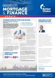 Better Choice Mortgage Services - Quarterly Newsletter Summer 2015-16 - JCH