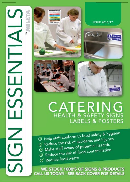 Cuisine Catering Health & Safety Signe hygiène Pack 17 Vinyle Autocollants Avis 