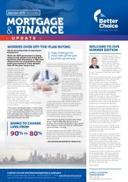 Better Choice Mortgage Services - Quarterly Newsletter Summer 2015-16 - JCO