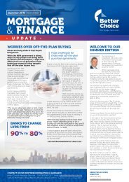 Better Choice Mortgage Services - Quarterly Newsletter Summer 2015-16 - SS