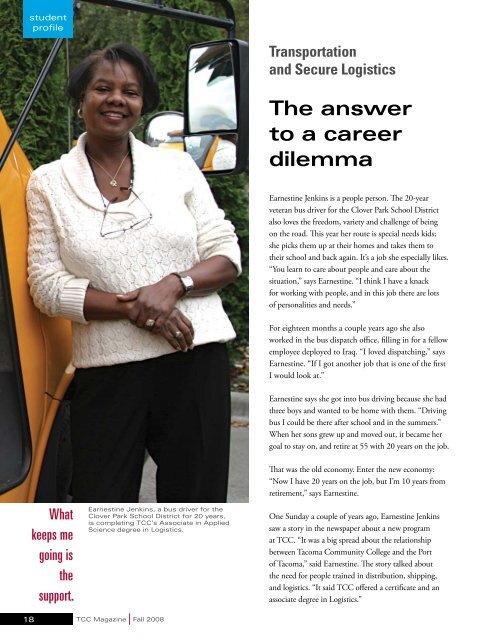 TCC Magazine - Tacoma Community College