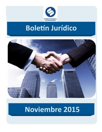 Boletín Jurídico Noviembre 2015