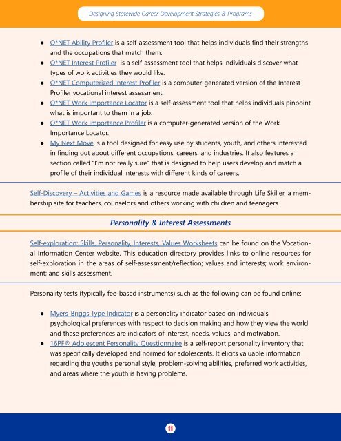 Designing Statewide Strategies & Programs