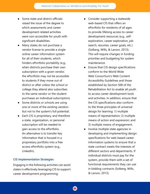 Designing Statewide Strategies & Programs