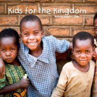 Kids for the Kingdom 2014 Annual Report