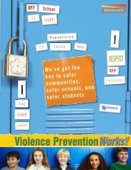 Violence Prevention Works Mailer for Hazelden