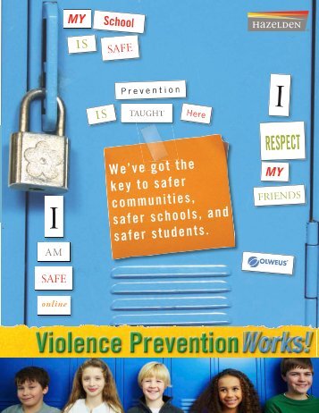 Violence Prevention Works Mailer for Hazelden
