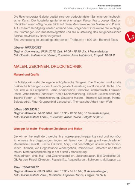 Programmheft Frühjahr 2016