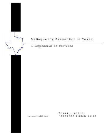 A Compendium of Services - Texas Juvenile Justice Department