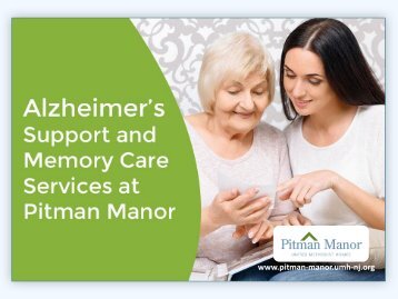 Memory Support Services in Monmouth County