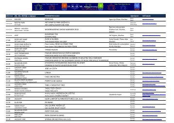 Festival Lent 2010: Program - SEEcult.org