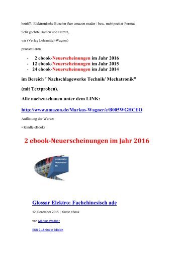 Digitale Bildung: Elektrotechnik Elektronik Kfz-Technik (Neue Nachschlagewerke:  ebooks im Jahr 2015/ 2016