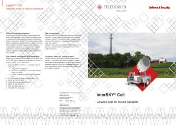 InterSKY® Cell - TELEFUNKEN RACOMS