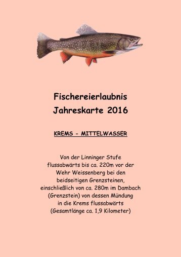 Fischereierlaubnis Mittelwasser