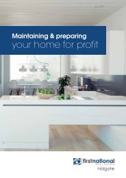 Maintaining your Home for Profit