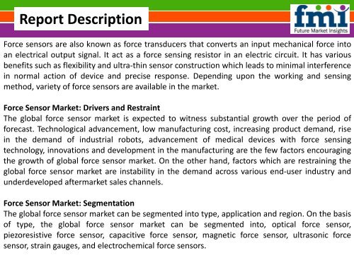 Global Force Sensors Market