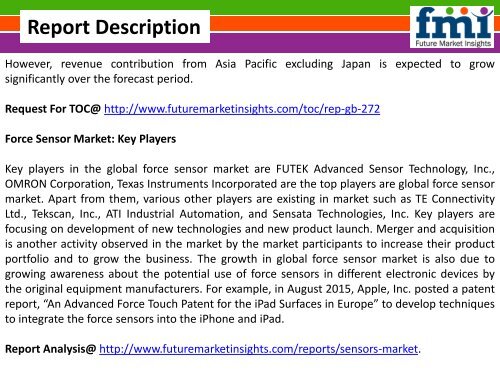 Global Force Sensors Market