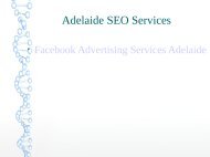 Adelaide Services Facebook Advertising