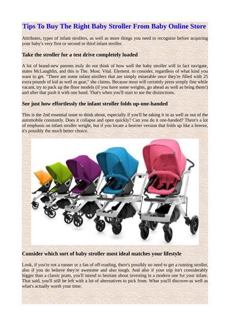 baby stroller buy online