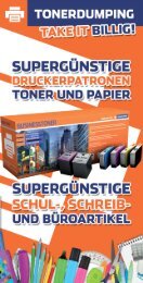 TONERDUMPING Österreich Katalog