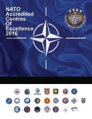 NATO Accredited Centres Of Excellence 2016