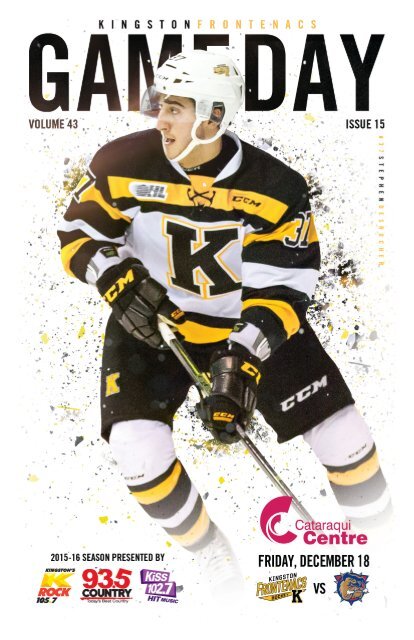 Kingston Frontenacs GameDay December 18, 2015