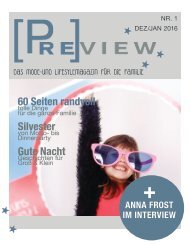 Layout Magazin Pre-View blätter