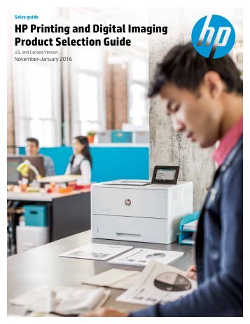 HP Printing and Digital Imaging Product Selection Guide
