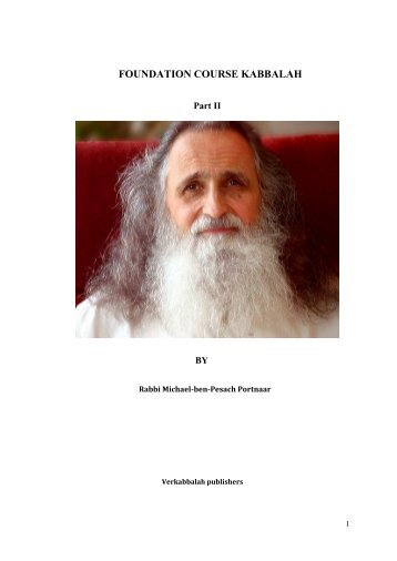 FOUNDATION COURSE KABBALAH