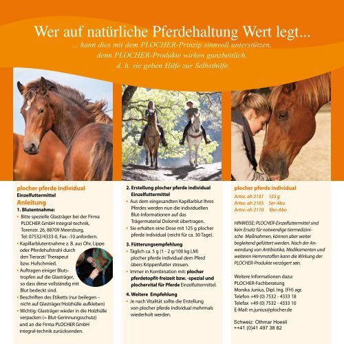 PLOCHER Pferde-Katalog 07-2015 CH JUAG