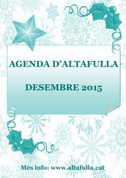 AGENDA D’ALTAFULLA DESEMBRE 2015