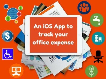 An iOS App to track your office expense