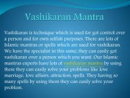 vashikaran mantra