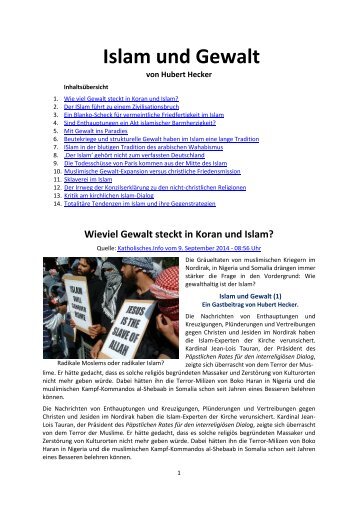 Islam und Gewalt