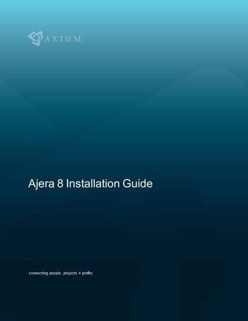 Ajera 8 Installation Guide