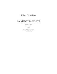 Ellen G White LA MENTIRA WHITE