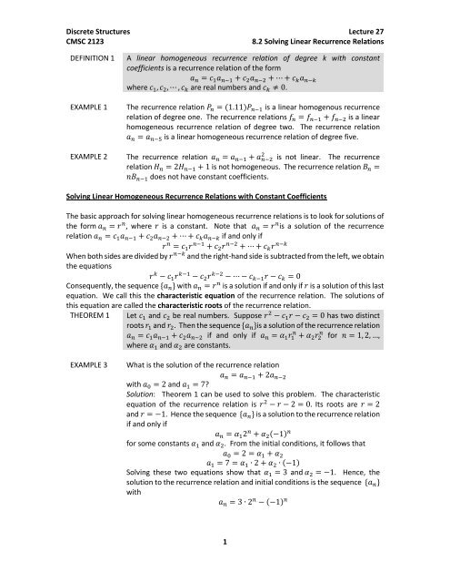 Rosen, 5.4 Binomial Coefficients
