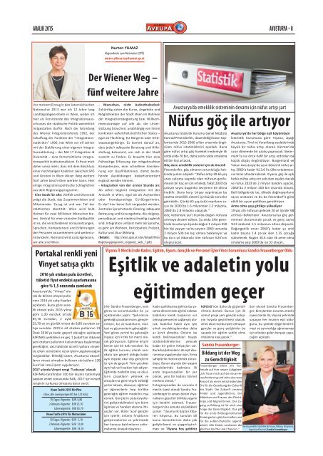 EUROPA JOURNAL - HABER AVRUPA DEZEMBER 2015