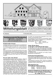 Mitteilungsblatt - Verwaltungsgemeinschaft Memmingerberg