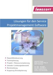 6 Einsatzplanung - Innosoft GmbH