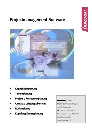 Projektmanagement Projektmanagement-Software - Innosoft GmbH