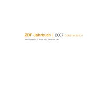 ZDF Jahrbuch 2007 Band 2 - ZDF Jahrbuch 2011