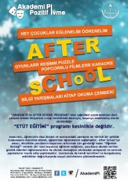 AFTER SCHOOL TANITIM MAVİ