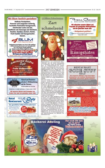 Sylter Spiegel 21.12.2015