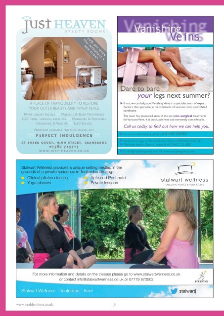 Wealden Times | WT167 | January 2016 | Health & Beauty supplement inside