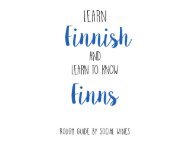 Guide to learn Finnish