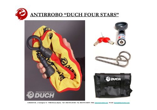 CATALOGO DUCH FOUR STARS