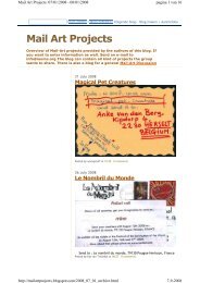 Mail Art Projects - Ruud Janssen , TAM & IUOMA