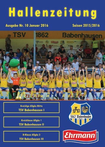 20151200 10 Stadionzeitung TSV Babenhausen Halle